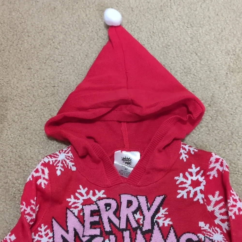 Adorable Merry Grinchmas Sweater Hoodie - Picture 2 of 5